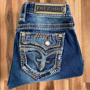 Rock Revival Blue Boot Cut Jeans